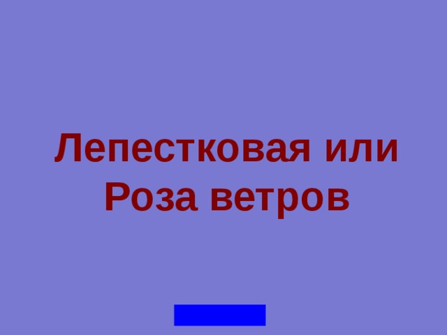 Лепестковая или Роза ветров 