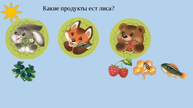 Какие продукты ест лиса? 