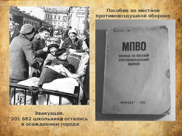  Пособие по местной противовоздушной обороне Эвакуация. 201 682 школьника остались в осажденном городе 