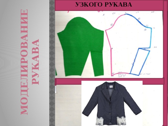 Узкого рукава Моделирование рукава 