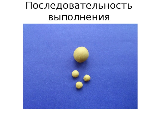 Последовательность выполнения 