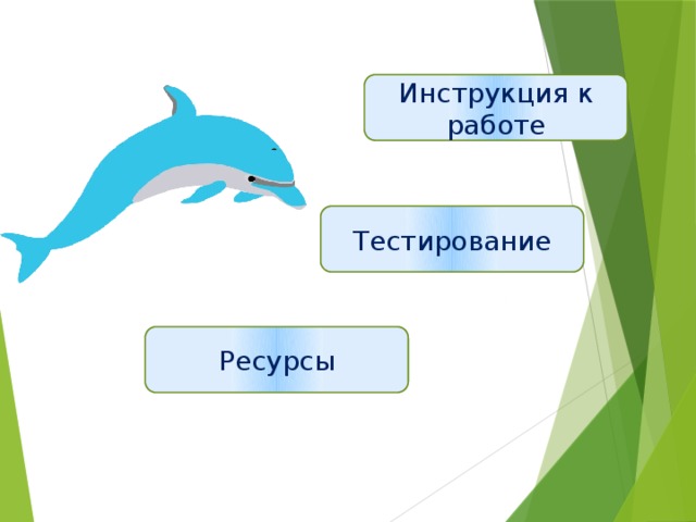 Инструкция к работе Тестирование Ресурсы 