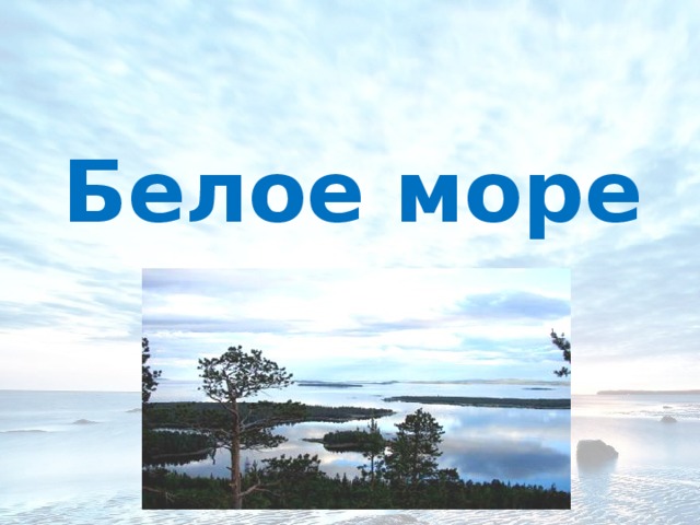 Белое море 
