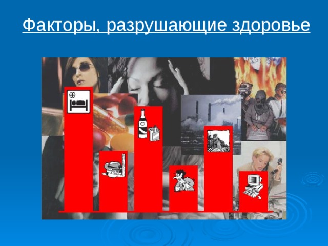 Факторы, разрушающие здоровье 