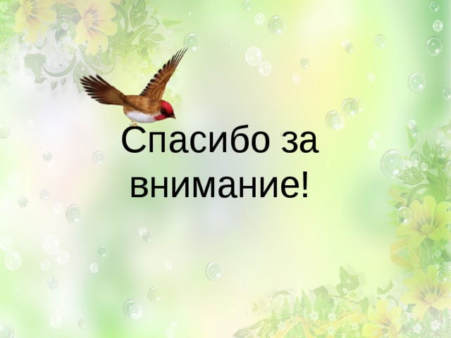 Спасибо за внимание! 