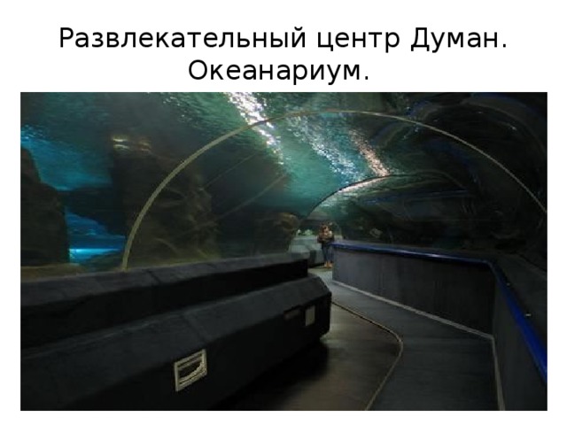 Развлекательный центр Думан.  Океанариум. 