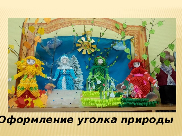 Оформление уголка природы 