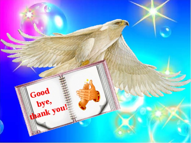     Good  bye, thank you! 