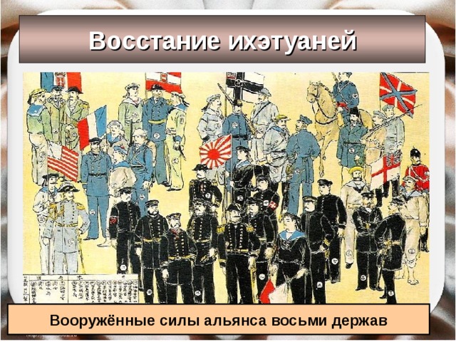 Восстание ихэтуаней Вооружённые силы альянса восьми держав 