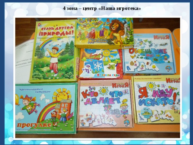   4 зона – центр «Наша игротека»  