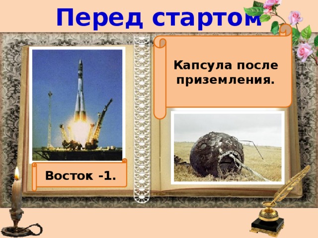 Перед стартом Капсула после приземления. Восток -1. 