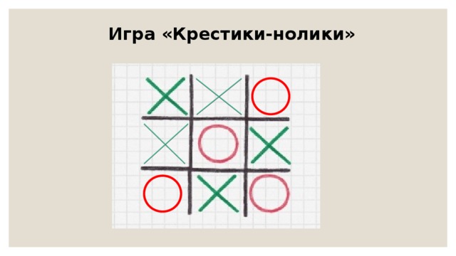Игра «Крестики-нолики» 