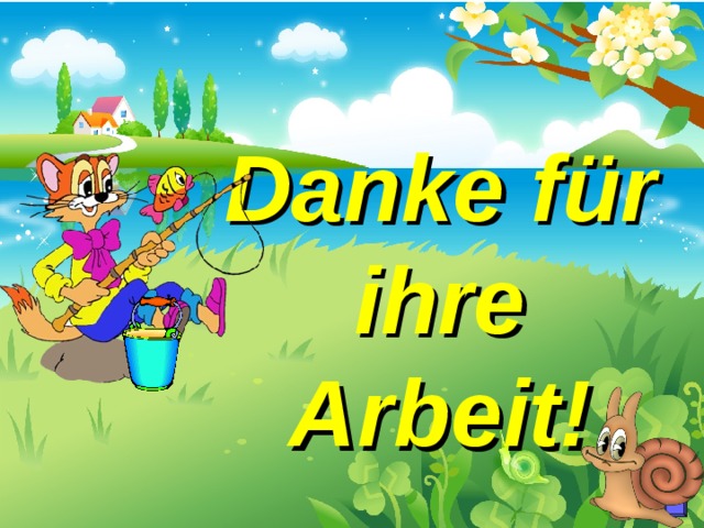Danke für ihre Arbeit! 