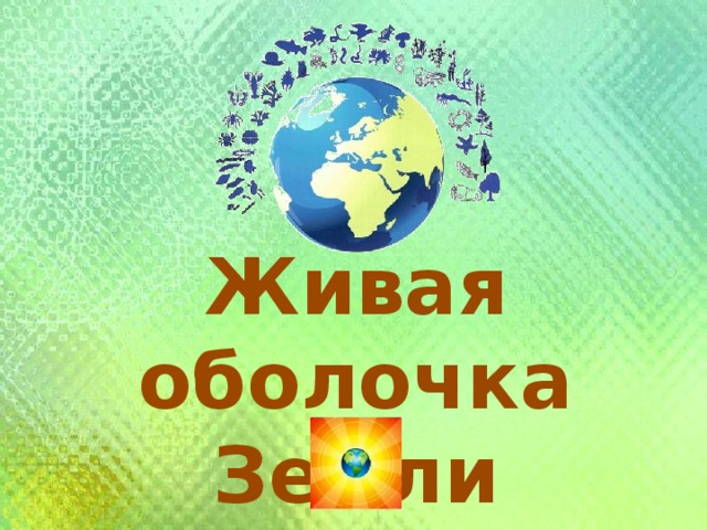 Живая оболочка Земли 