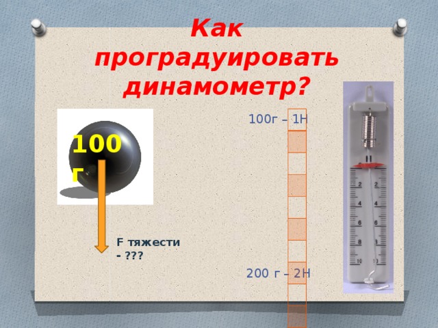 Повторим! 5. На нити висит шарик массой 400 г. А. Вес шарика равен 0,4 Н Б. Сила тяжести, действующая на шарик , равна 4 Н. В. Если нить перерезать, то вес шарика будет больше силы тяжести, действующей на шарик. 