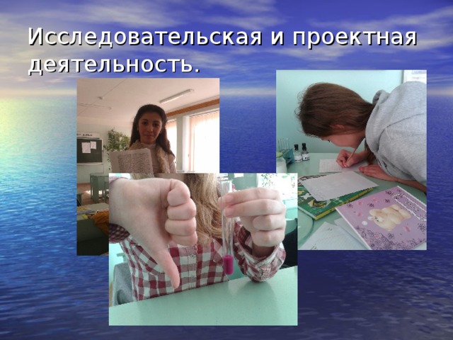 Исследовательская и проектная деятельность. 