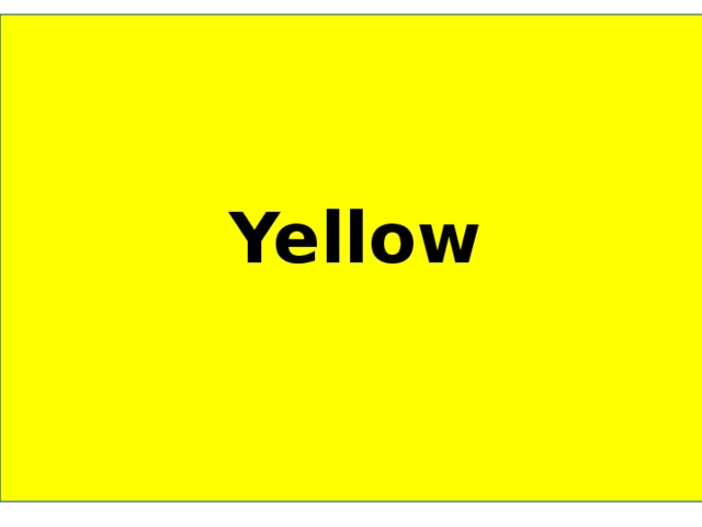 Yellow 