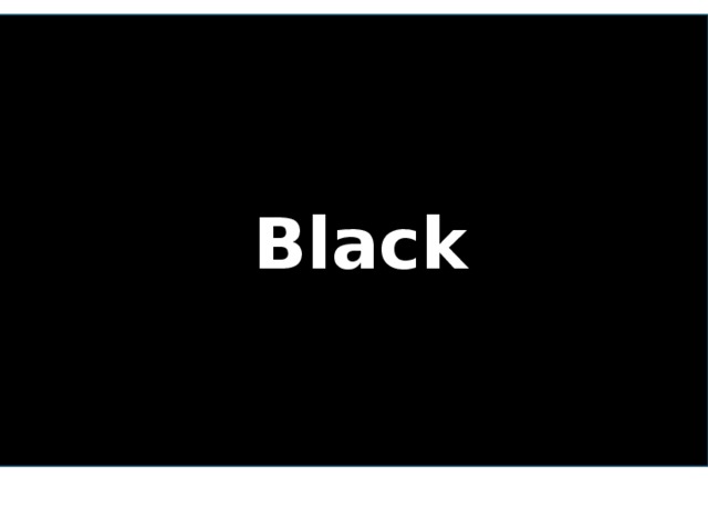 Black 