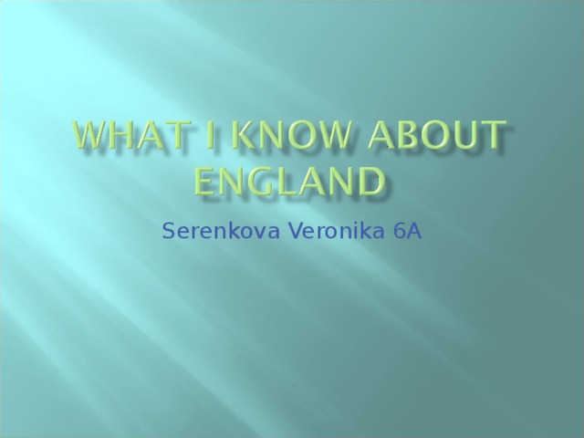 Serenkova Veronika 6A 