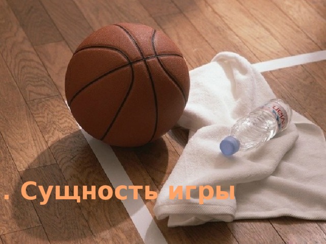 1. Сущность игры 