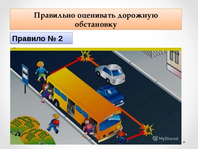Правильно оценивать дорожную обстановку Правило № 2 