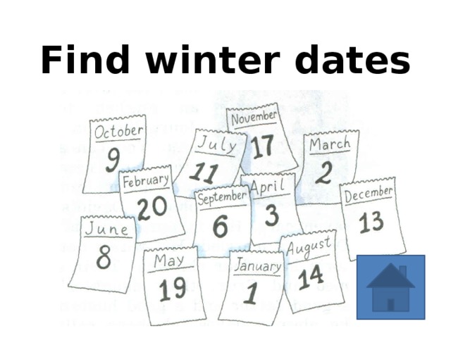 Find winter dates 
