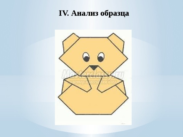 IV. Анализ образца 