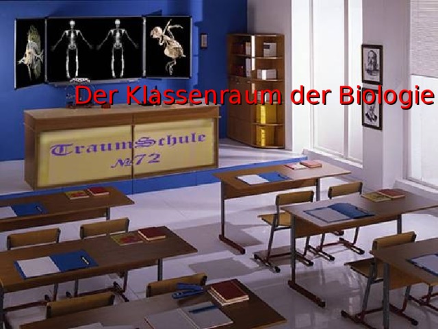 Der Klassenraum der Biologie   
