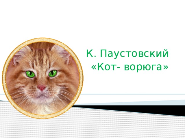 К. Паустовский «Кот- ворюга»  