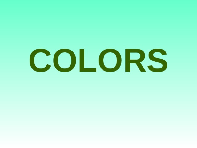 COLORS  