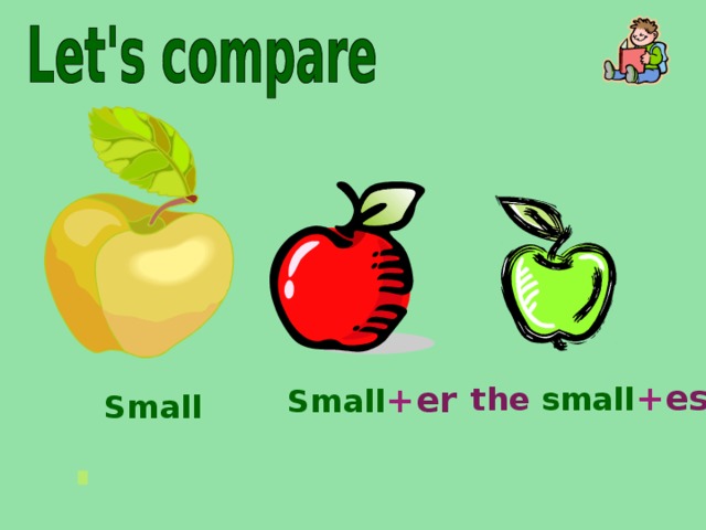 the  small + est Small + er Small 