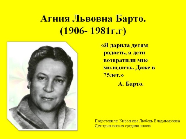 Подготовила: Кирсанова Любовь Владимировна Дмитриановская средняя школа 