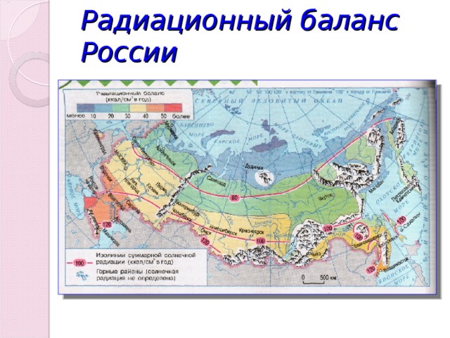 Радиационный баланс России 