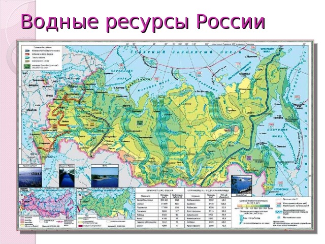 Водные ресурсы России 
