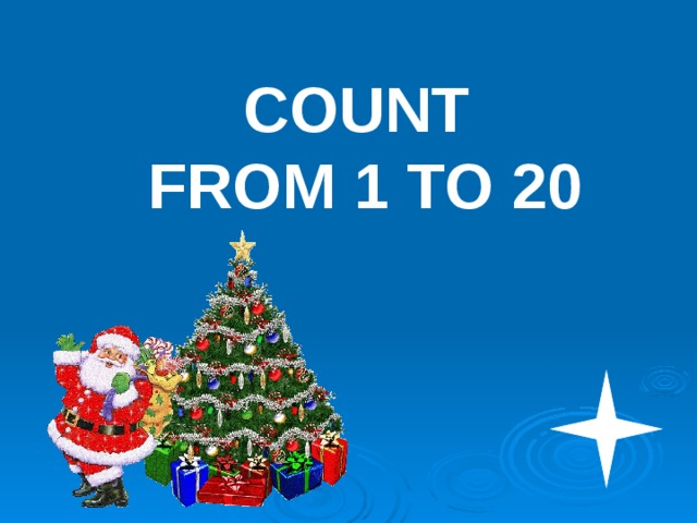 COUNT FROM 1 TO 20 