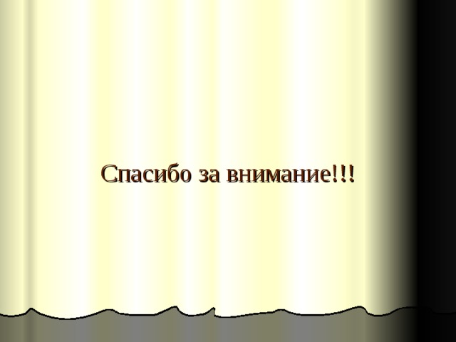 Спасибо за внимание!!! 