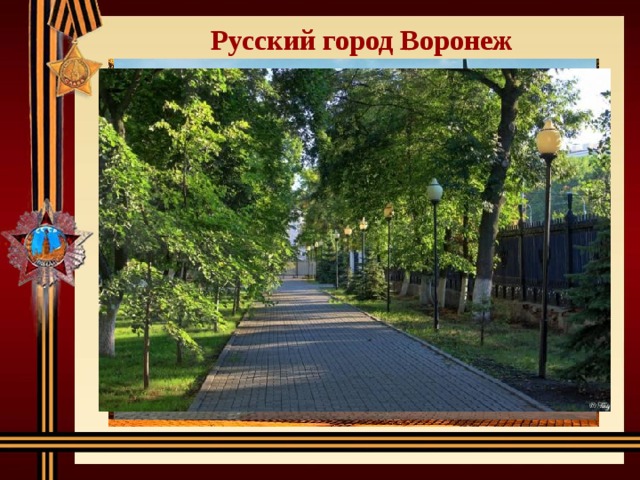 Русский город Воронеж 