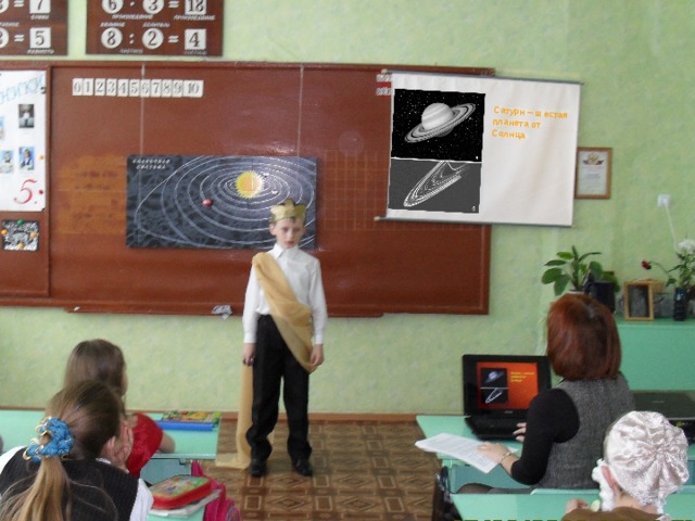 Сатурн – шестая планета от Солнца 