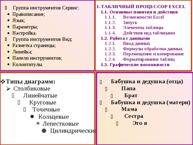 Возможности Excel Возможности Excel Возможности Excel 