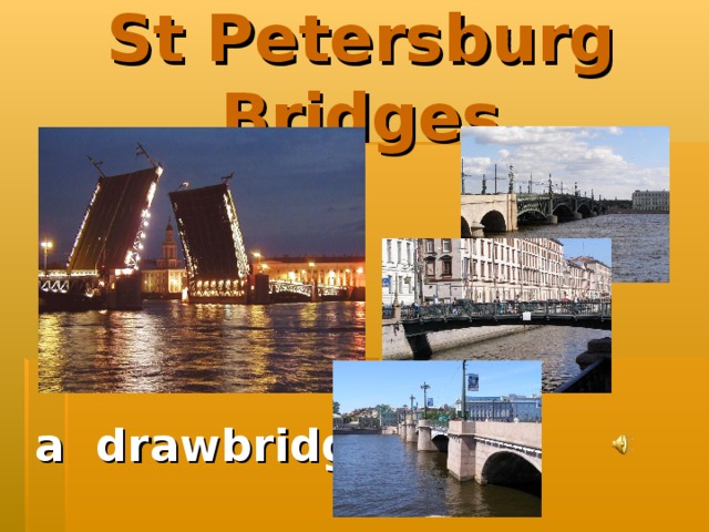 St Petersburg Bridges a drawbridge 