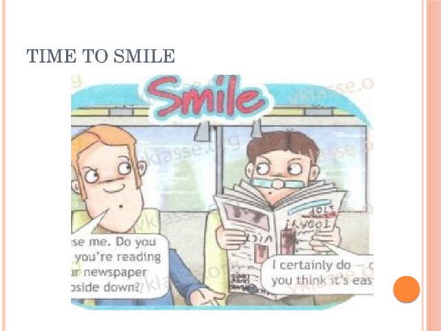 Time to smile 