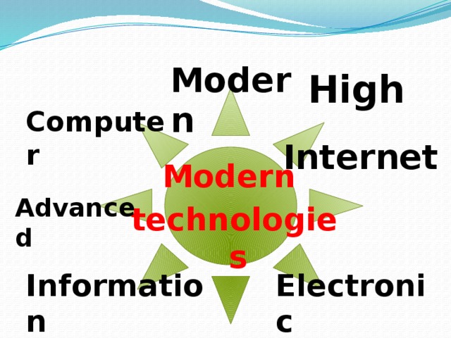 Modern High Computer Internet Modern technologies  Advanced Information Electronic 