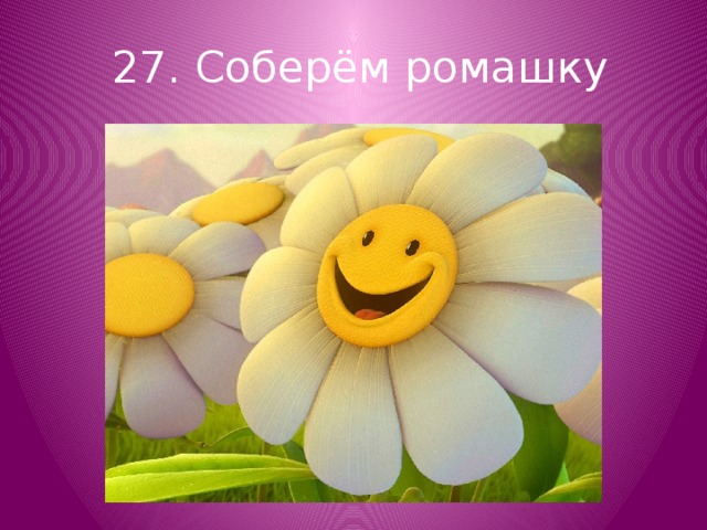  27. Соберём ромашку 