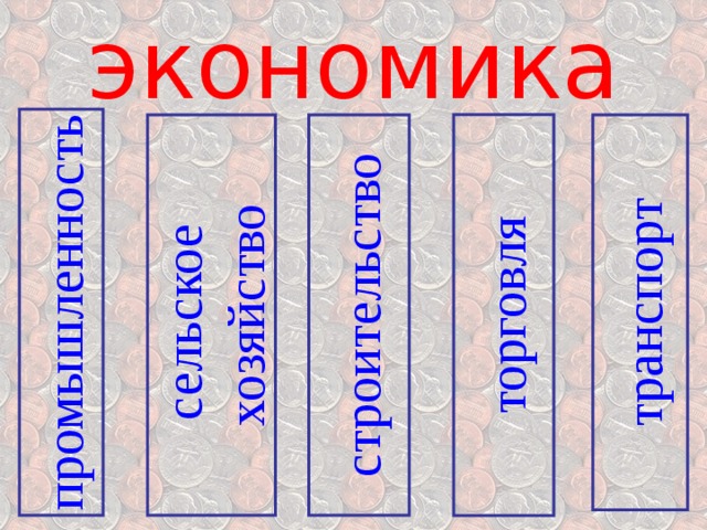 экономика промышленность сельское хозяйство строительство транспорт торговля 