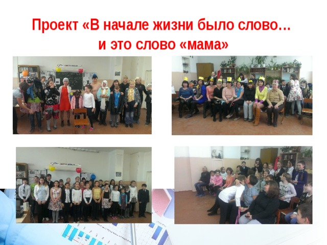 Проект «В начале жизни было слово…  и это слово «мама» 