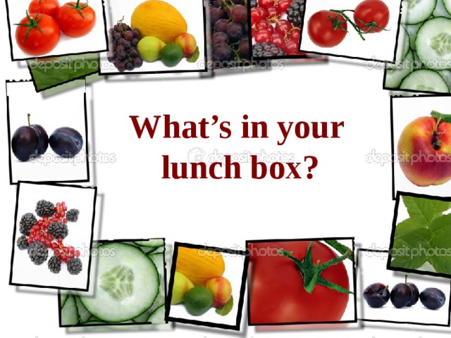 What’s in your lunch box? 