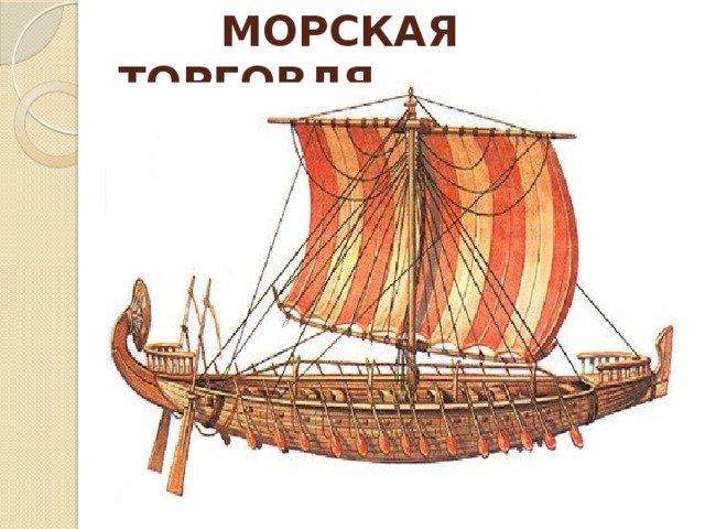  МОРСКАЯ ТОРГОВЛЯ 