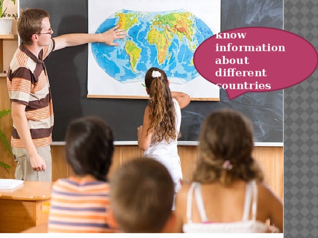 know information about different countries 