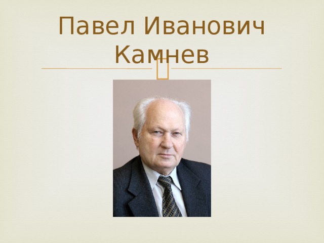 Павел Иванович Камнев 