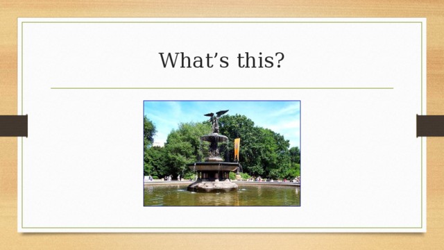 What’s this? 